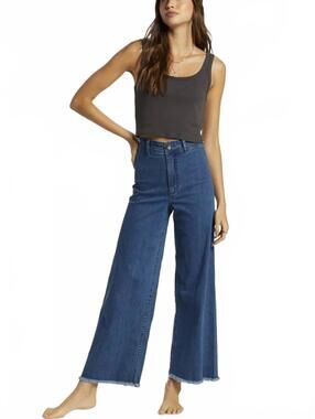Billabong Free Fall Wide-Leg Jeans NWT Oceana Blue Size 27